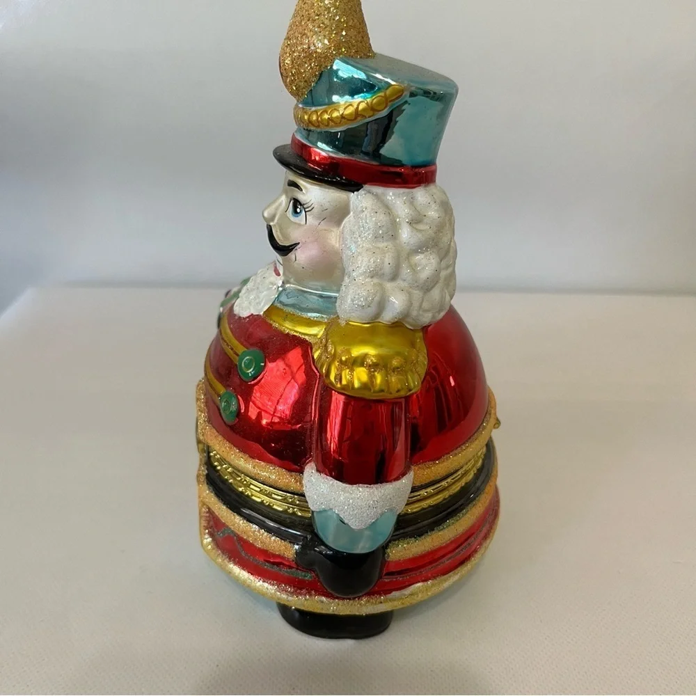 Christopher Radko Jolly Nutcracker Hinged Keepsake Box 2004